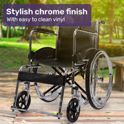 Folding Manual Wheelchair Self Propelled, 24