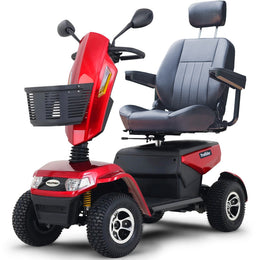 ProRider Ultra Large-sized, High Power, Strong Climber, Varied Terrain, 200kg Capacity Mobility Scooter - Red