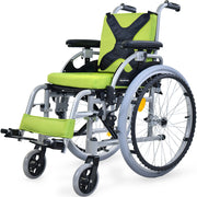 Kids Premium Paediatric Wheelchair, Lightweight Aluminium, 22