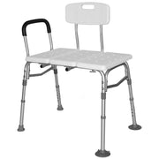 Bath Transfer Bench Chair, Bathtubs or Shower, 125kg Capacity, for Seniors Elderly, White