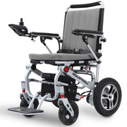 Ultra-Light Power Wheelchair, Tight Turning Electric Motorised Wheel Chair, Folding, ARTG Certified, Aluminium Frame, Lithium Battery, Grey