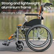 Folding Aluminium Wheelchair, 20