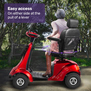 LeisureCruise Extra Large-Sized, High Power, 182kg Capacity Mobility Scooter  - Red