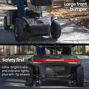 VentureCruise Extra Large-Sized Electric Mobility Scooter For Elderly - Grey