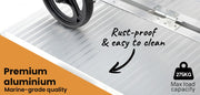 122cm Portable Folding Aluminium Access Ramp, for Wheelchair, Mobility Scooter, Rollator