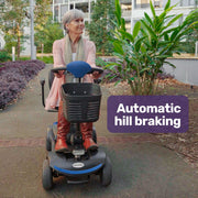 FreeRoam Mid-Sized Foldable Electric Motorised Mobility Scooter - Blue