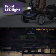 FreeRoam Mid-Sized Foldable Electric Motorised Mobility Scooter - Blue