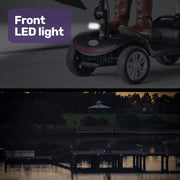 FreeRoam Mid-Sized Foldable Electric Motorised Mobility Scooter - Red