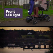 Pathline Mid-Sized Electric Mobility Scooter For Elderly - Blue