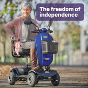 Pathline Mid-Sized Electric Mobility Scooter For Elderly - Blue