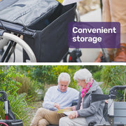 EasyStride Quick-Fold Aluminium Rollator - Silver