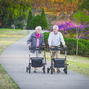 EasyStride Quick-Fold Aluminium Rollator - Titanium