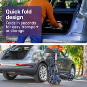 EasyStride Quick-Fold Aluminium Rollator - Titanium