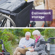 EasyStride Quick-Fold Aluminium Rollator - Titanium