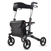 EasyStride Quick-Fold Aluminium Rollator - Titanium