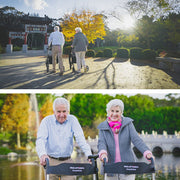EasyStride Quick-Fold Aluminium Rollator - Blue