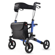 EasyStride Quick-Fold Aluminium Rollator - Blue