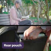 SmartRider Mid-Sized Compact Electric Mobility Scooter - Black & Red