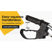 4 Wheel Aluminium Rollator Walker for Elderly, Blue