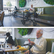 Eclipse 136kg Capacity SoftRide Suspension Premium Knee Scooter - Silver