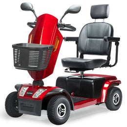 VentureCruise Extra Large-sized Electric Mobility Scooter for Elderly - Red