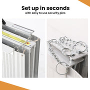 182cm Portable Folding Aluminium Access Ramp, 272kg Rated, for Wheelchair, Mobility Scooter, Rollator