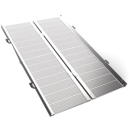 182cm Portable Folding Aluminium Access Ramp, 272kg Rated, for Wheelchair, Mobility Scooter, Rollator