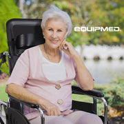 Folding Manual Reclining Wheelchair Self Propelled, 24