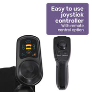 Power Electric Wheelchair, Airline Approved Wheelchair, Extra Lightweight, Long Range, Lithium Batteries, Silver