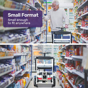 Ultra-Lightweight Folding Electric Mobility Scooter, 19kg with Battery Removed, 120kg Capacity, Long Range, Brushless Motor, Portable