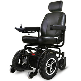 Front Wheel Drive Power Electric Wheelchair, Up to 35km Range, Ultra-Comfortable, Safe Stable Non-Slip Anti-Roll Back Power Assist Chair